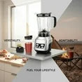 EDX Professional Blender & Smoothie Maker, 1200W, 1750ml Pitcher, 2 To-Go Cups for Shakes & Nutrient Extraction