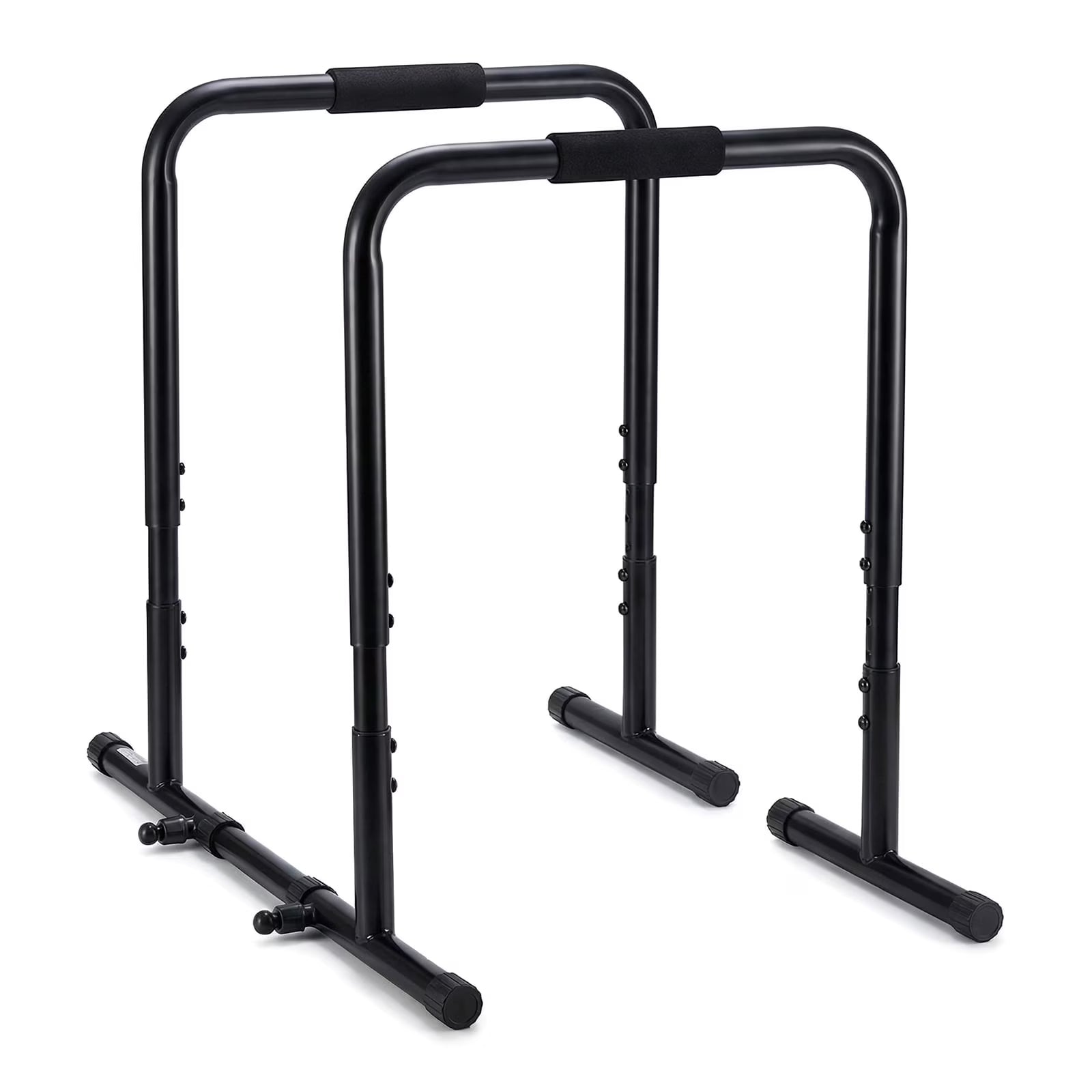 EDX Adjustable Dip Stand, Heavy Duty Dip Bars for Home Gym, Pull Up & Strength Training Station, Stable Steel Frame with Non-Slip Feet, 400 LBS Capacity