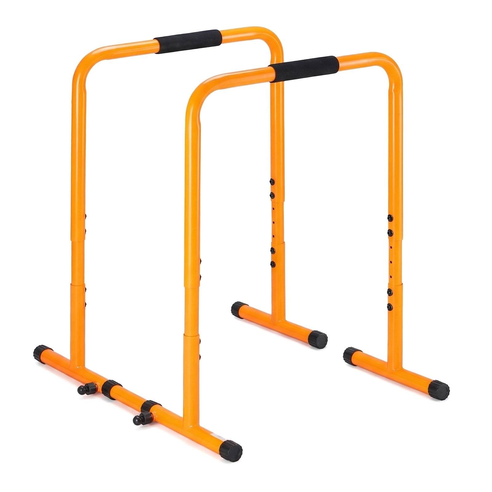 EDX Adjustable Dip Stand, Heavy Duty Dip Bars for Home Gym, Pull Up & Strength Training Station, Stable Steel Frame with Non-Slip Feet, 400 LBS Capacity