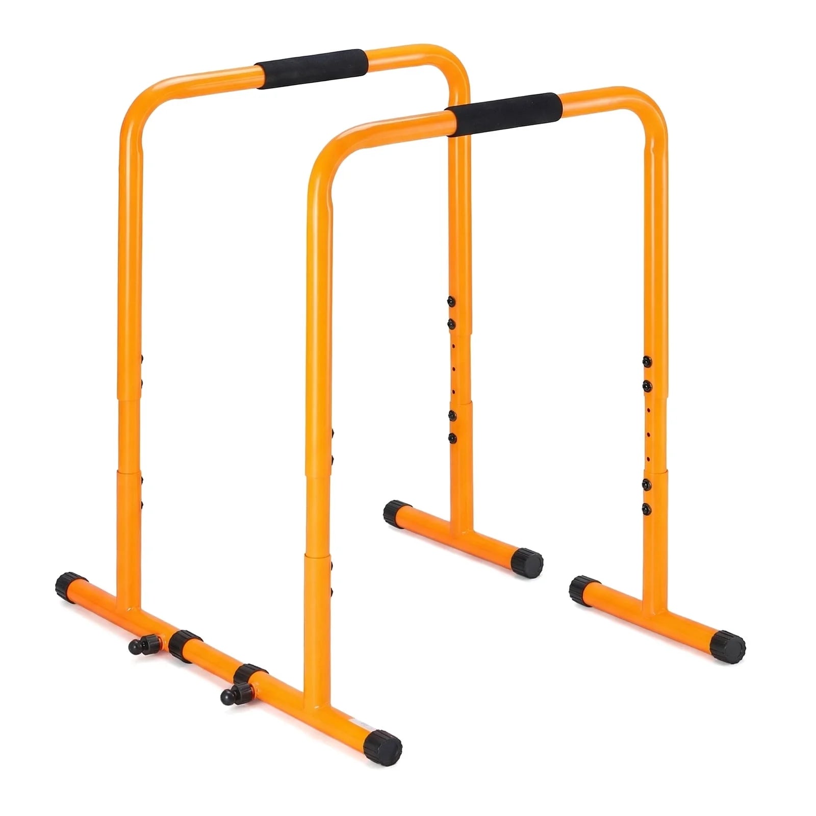 EDX Adjustable Dip Stand, Heavy Duty Dip Bars for Home Gym, Pull Up & Strength Training Station, Stable Steel Frame with Non-Slip Feet, 400 LBS Capacity
