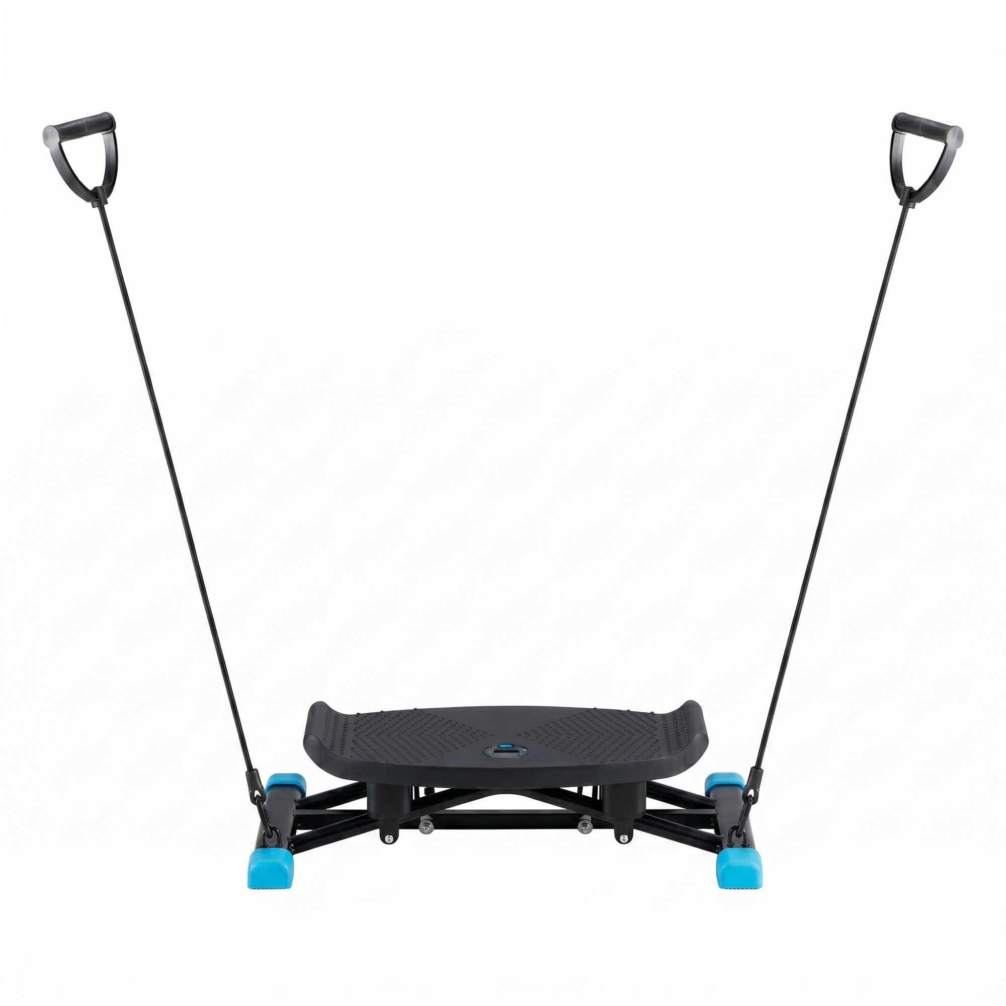EDX Adult Balance Wobble Board with Resistance Bands & LCD Monitor, Portable Ski Rock Stepper Full Body Home Gym Workout Equipment