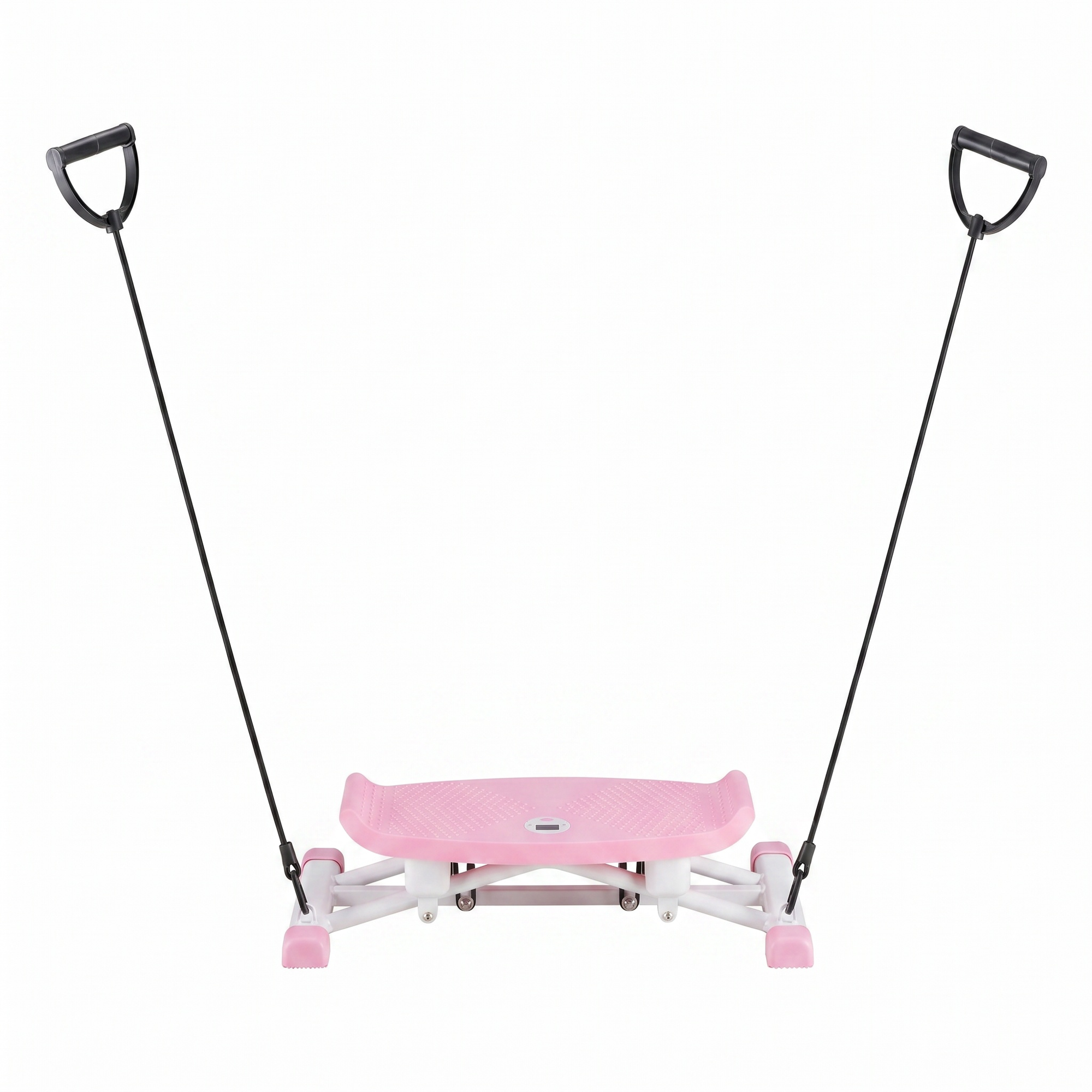 EDX Adult Balance Wobble Board with Resistance Bands & LCD Monitor, Portable Ski Rock Stepper Full Body Home Gym Workout Equipment