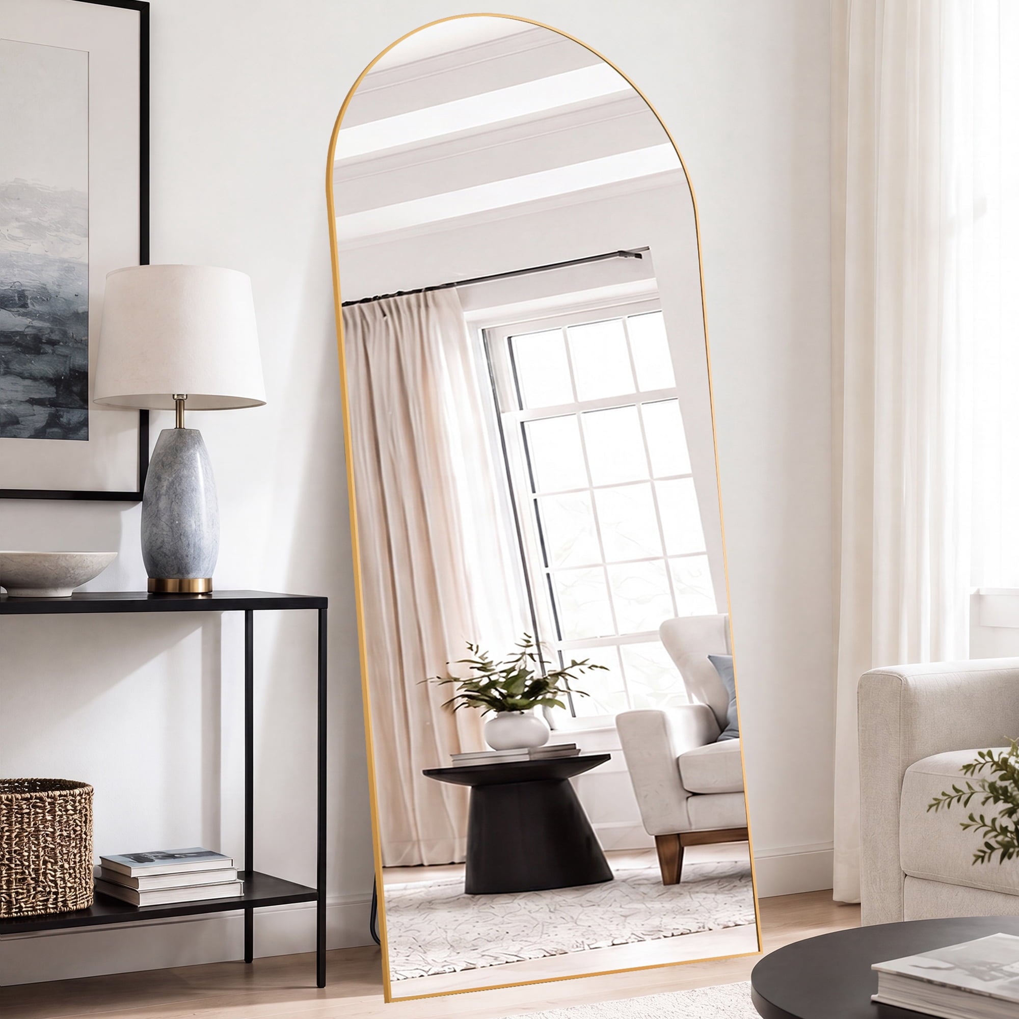 EDX Full Length Mirror 78"x38" Full Body Mirror  Free Standing Wall Mounted Leaning Hanging Floor Mirrors