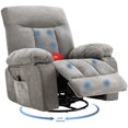 EDX Manual Swivel Chair with Vibration and Heating Function