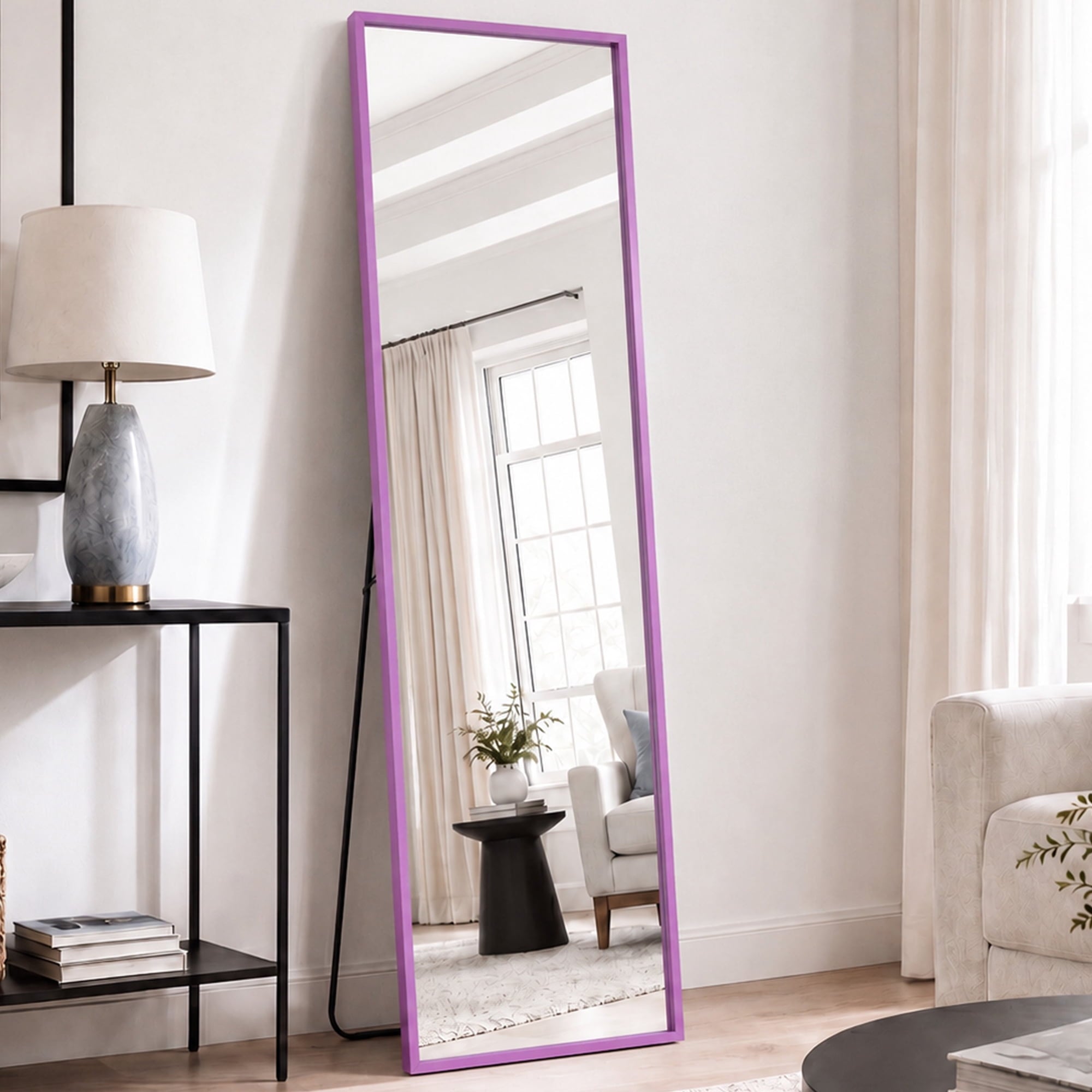 EDX Rectangle Full Length Mirror Full Body Mirror Rectangle Free Standing Wall Mounted Leaning Hanging Floor Mirrors