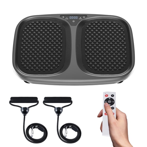 EDX Vibration Plate Exercise Machine Whole Body Workout Fitness Platform for Home Gym, Weight Loss, Toning & Wellness