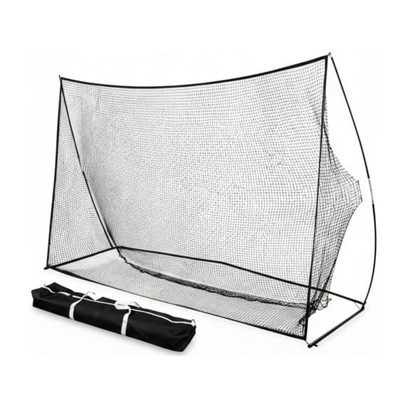 EdX Golf Practice Net, 10x7 FT & 7x7 FT Choice Driving Range Net with Target, Professional Personal Training Net for Indoor and Outdoor Use, Designed by Golfers