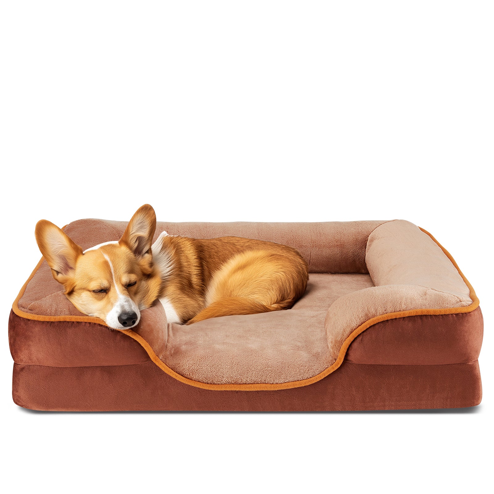 edx Orthopedic Dog Bed, Comfortable Pet Sofa, Supportive Foam Pet Sofa with Non-Slip Base, Machine Washable and Removable Cover, Waterproof Design，28"x23"in, Gray (No ratings yet)