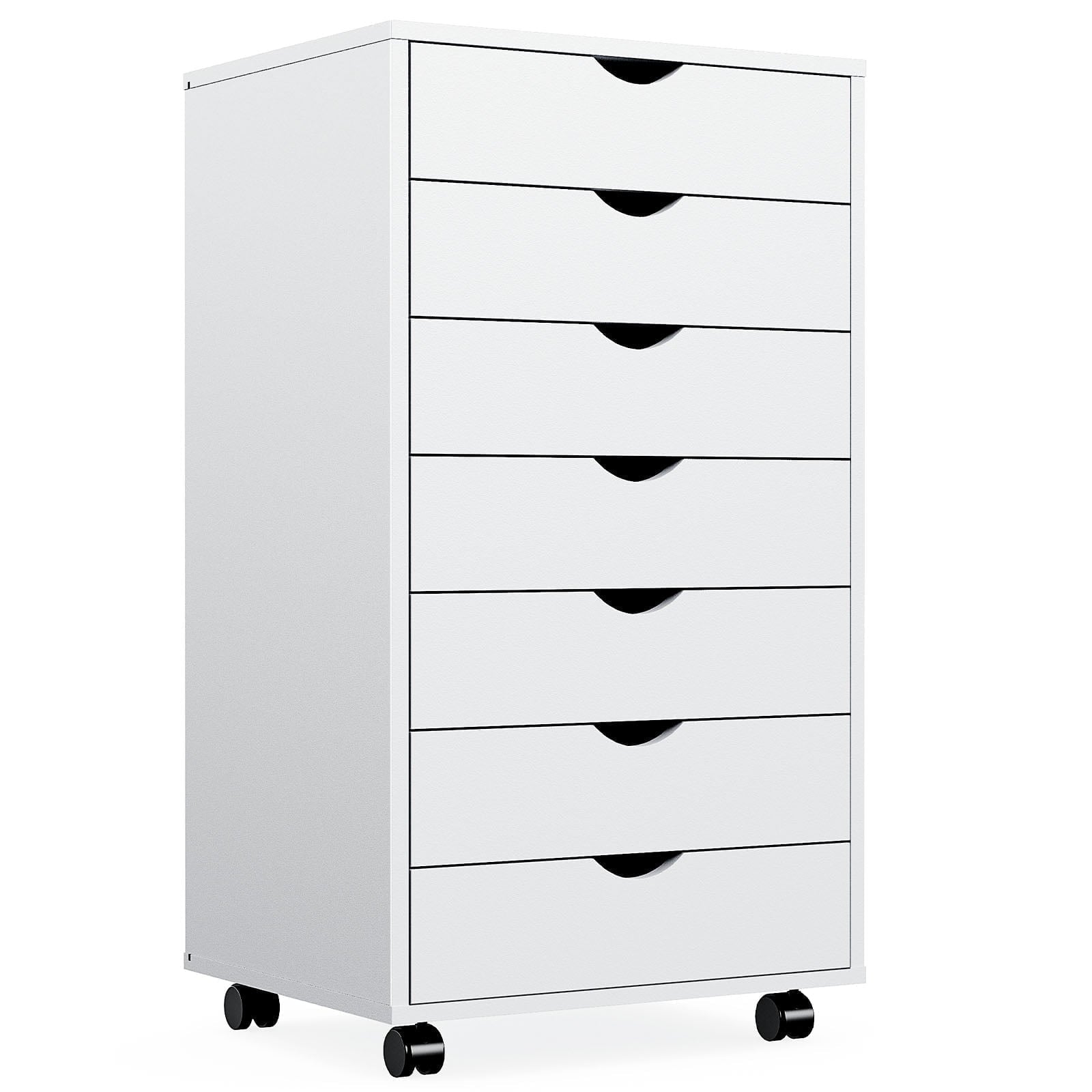 EDX Drawer Dresser - Chest Dressers with Wood Storage Cabinet, Mobile Organizer for Bedroom, Home, Office