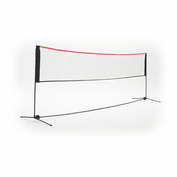 edx Portable Badminton Net Set - 10FT Adjustable Height for Outdoor & Indoor Use, Includes Carry Bag, Easy Setup No Tools Needed