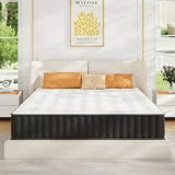 EDX 10 Inch Memory Foam Mattress for Cooling Charcoal, Medium Firm Support for Back Pain Relief, CertiPUR-US Certified ,Fiberglass Free,Mattress in a Box