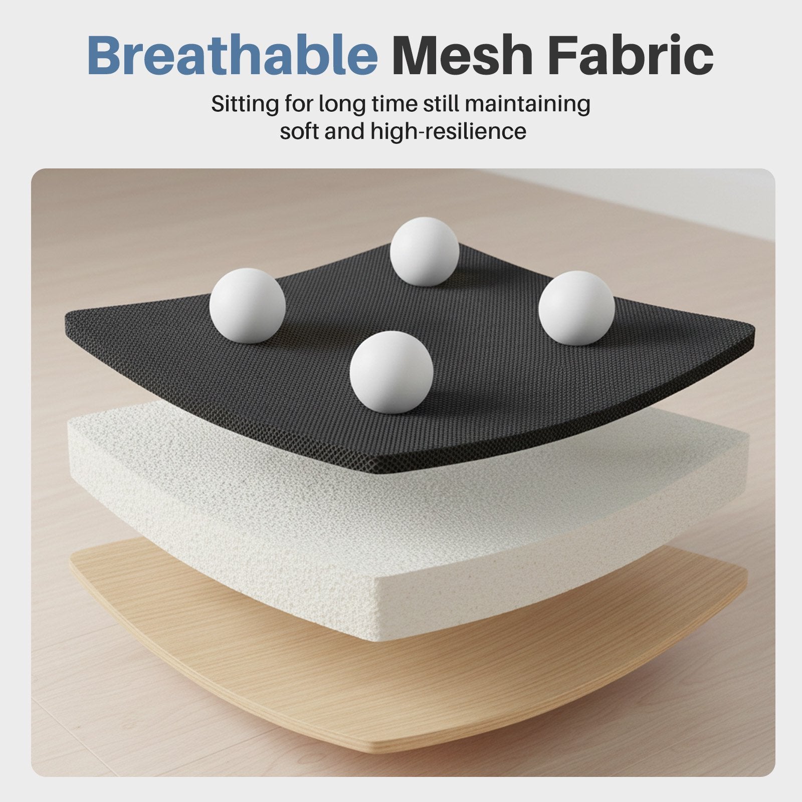 EDX Desk Chair with Ergonomic Lumbar Support, Removable Footrest - 250lbs Capacity, Suitable for Home, Office, Bedroom