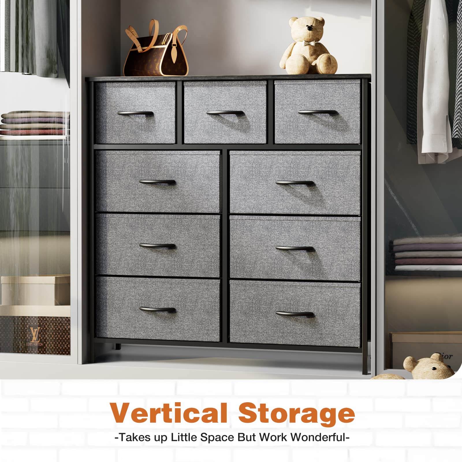 dresser-storage-tower-9-bins-drawers#Color_Gray