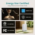 EDX 9 Pint Small Dehumidifier, Silent Mini Dehumidifier, Portable Dehumidifier,for Bathroom, Room, RV House, White