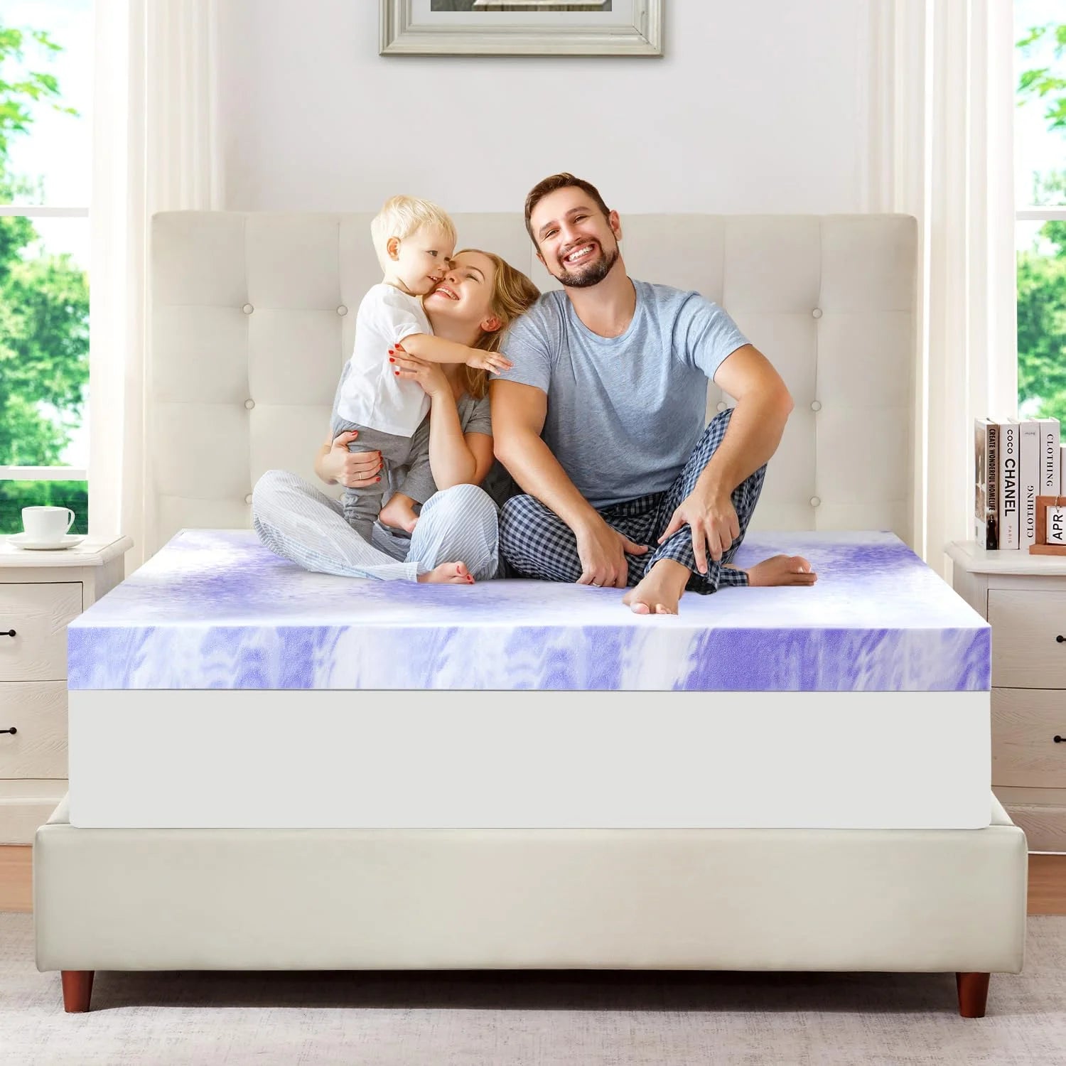 EDX Memory Foam Mattress, Gel Memory Foam Bed Memory Foam Mattress