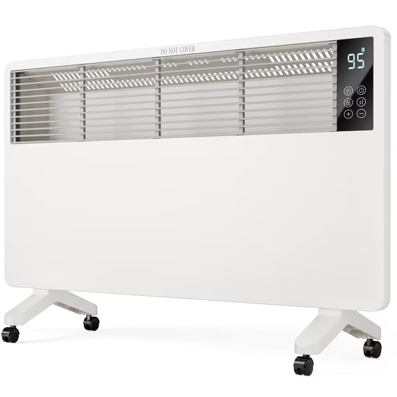 edx 1500W Convection Heater Freestanding & Wall Mounted Electric Space Heater with Remote Control Adjustable Thermostat, 24H Timer, 3 Heat Settings, Overheat Protection