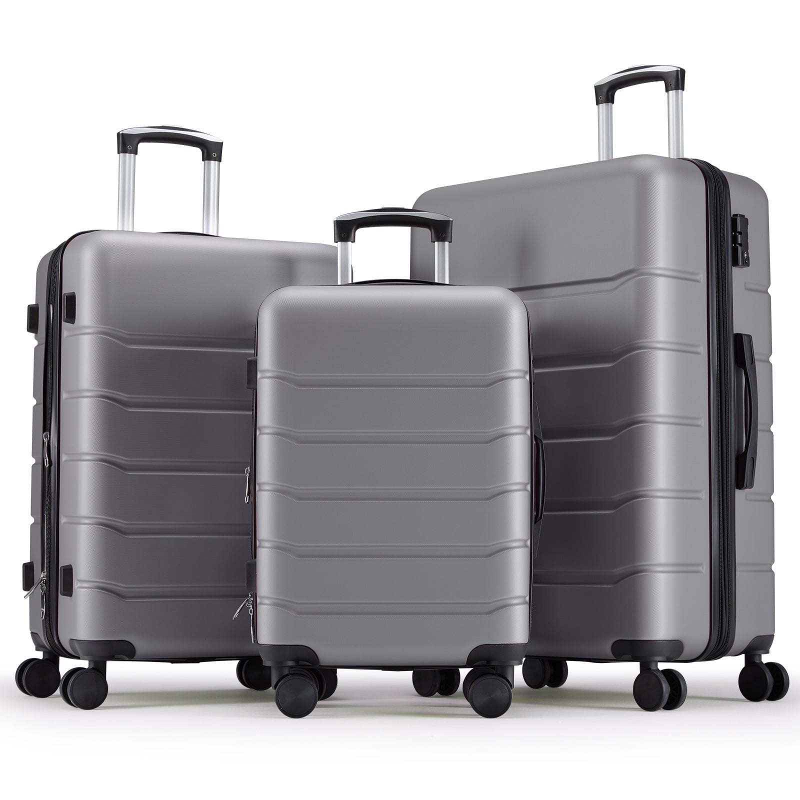 edx Hardside Carry on Luggage with Spinner Wheels, Hard Shell ABS Suitcase, Lightweight Expandable Rolling Luggage