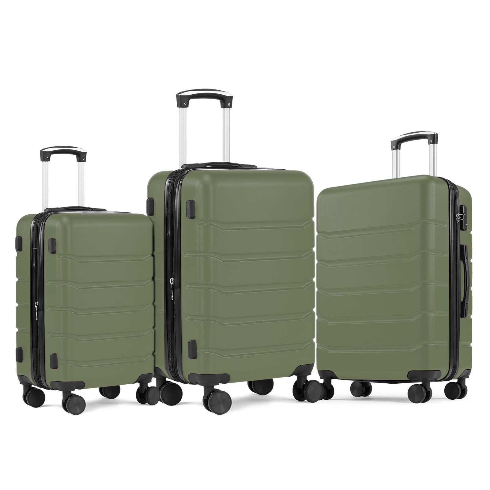 edx Hardside Carry on Luggage with Spinner Wheels, Hard Shell ABS Suitcase, Lightweight Expandable Rolling Luggage