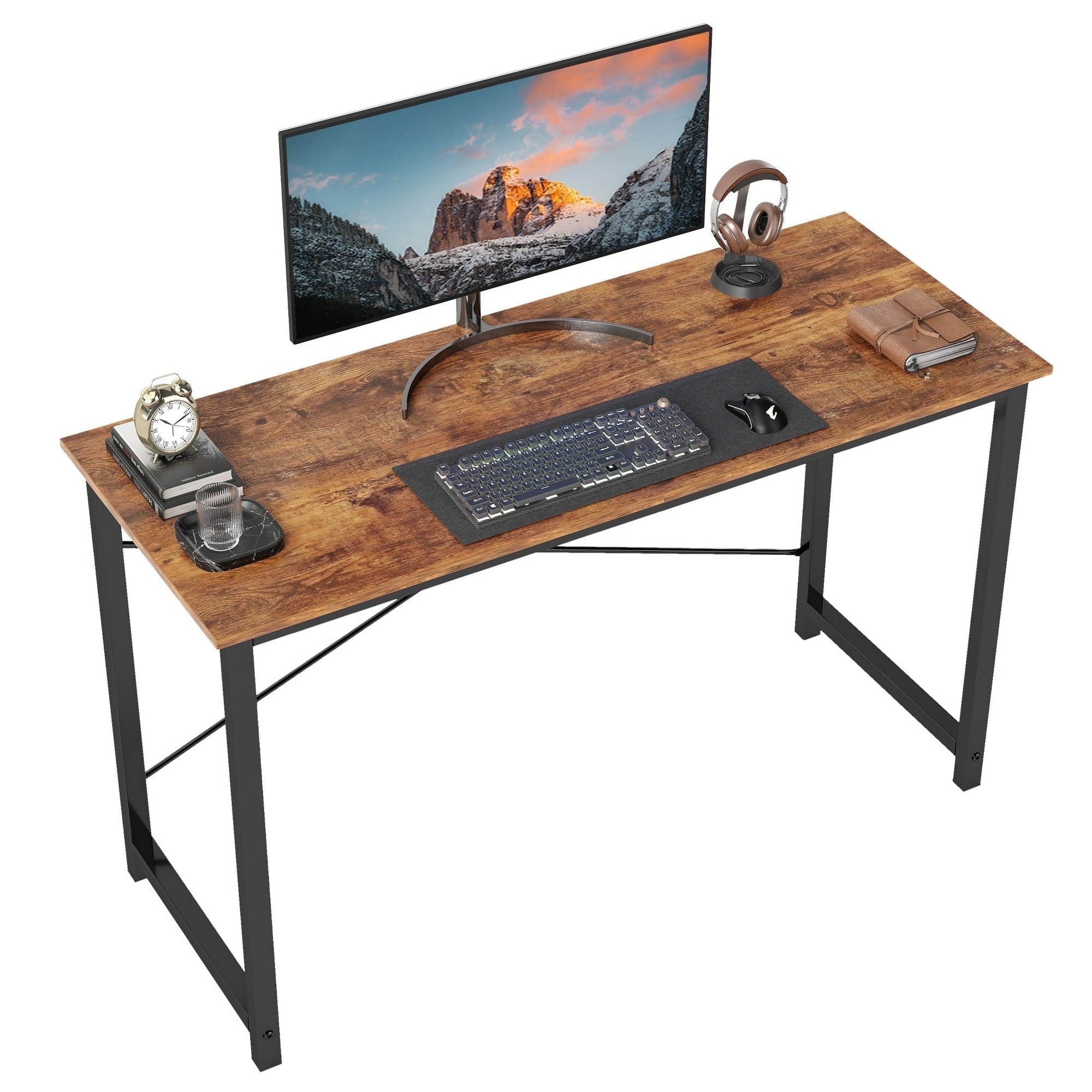 edx Computer Desk for Home Office, Office Table for Small Spaces, Writing Desk