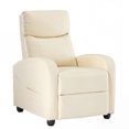edx Adjustable Recliner Chair Sofa, Single Sofa with Padded Seat, Home Theater Seating for Living Room