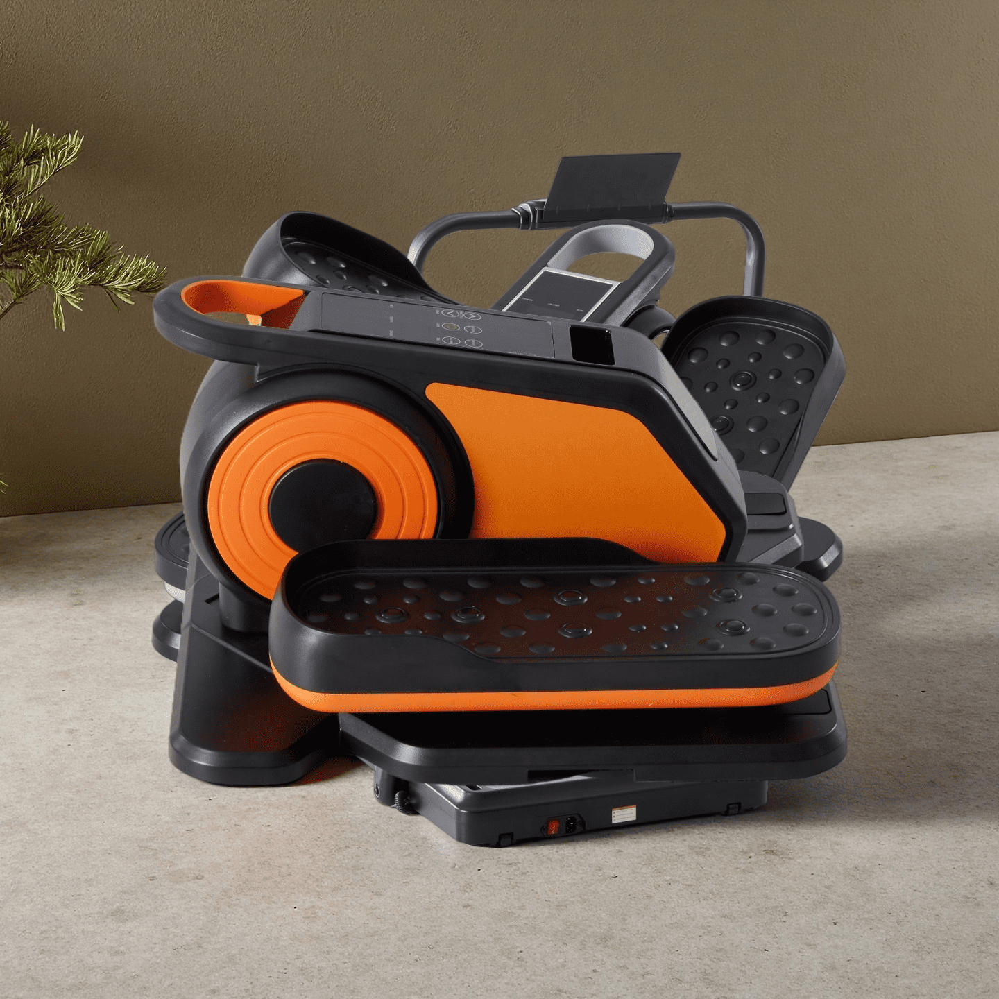 edx Under Desk Elliptical, Electric Seated Pedal Exerciser, with Display Monitor, Remote Control and LCD Display Monitor, Portable Leg Elliptical Machine for Home