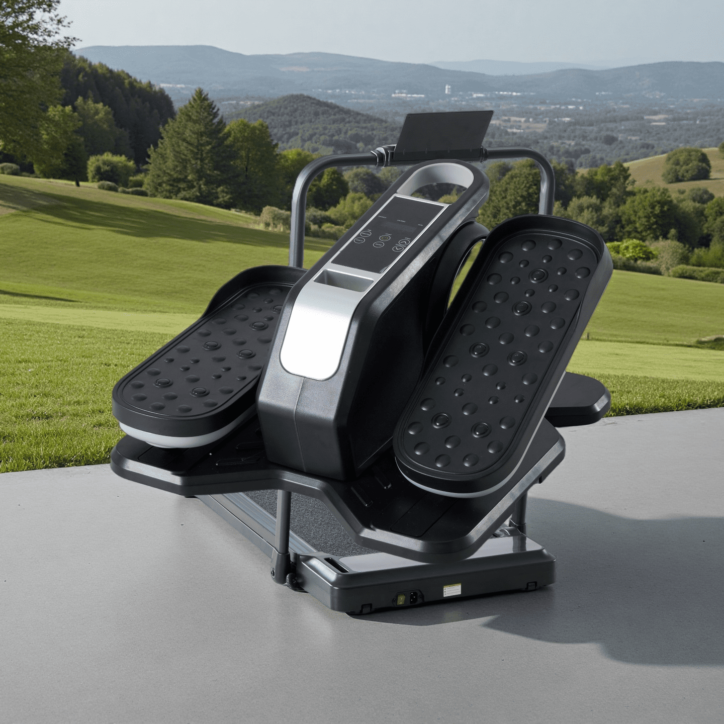 edx Under Desk Elliptical, Electric Seated Pedal Exerciser, with Display Monitor, Remote Control and LCD Display Monitor, Portable Leg Elliptical Machine for Home