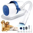 edx Dog Grooming Kit, 2.5L Pet Hair Grooming Vacuum, 5-In-1 Electric Clippers Cleaning Sets For Dog/Cat/Other Animals