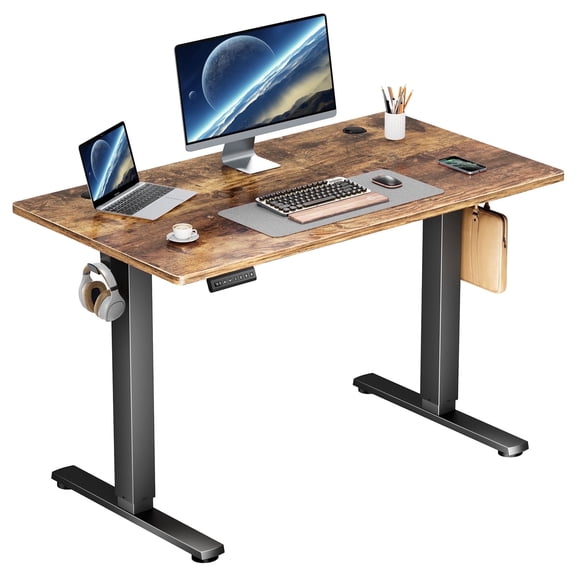 edx Electric Standing Desk, Height Adjustable Desk, Ergonomic Stand up Desk with Memory Preset for Home Office