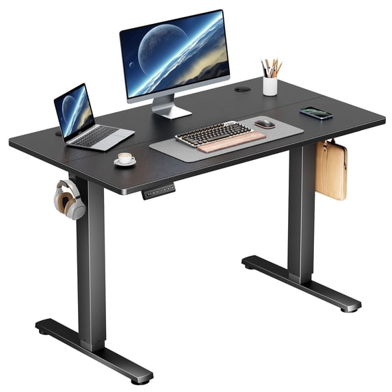 edx Electric Standing Desk, Height Adjustable Desk, Ergonomic Stand up Desk with Memory Preset for Home Office