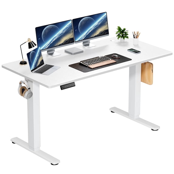edx Electric Standing Desk, Height Adjustable Desk, Ergonomic Stand up Desk with Memory Preset for Home Office