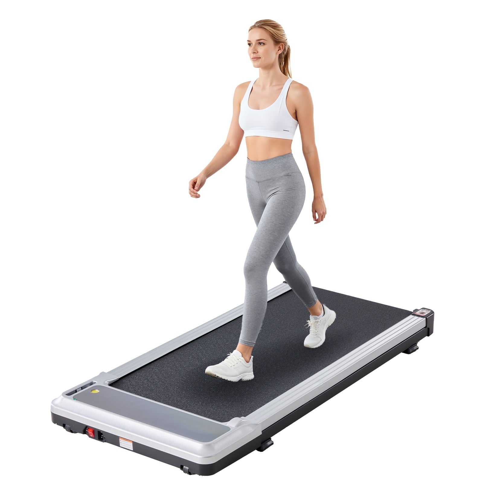 edx Walking Pad Treadmill with Remote Control,Under Desk Treadmill for Home&Office, 198 lbs Weight Capacity