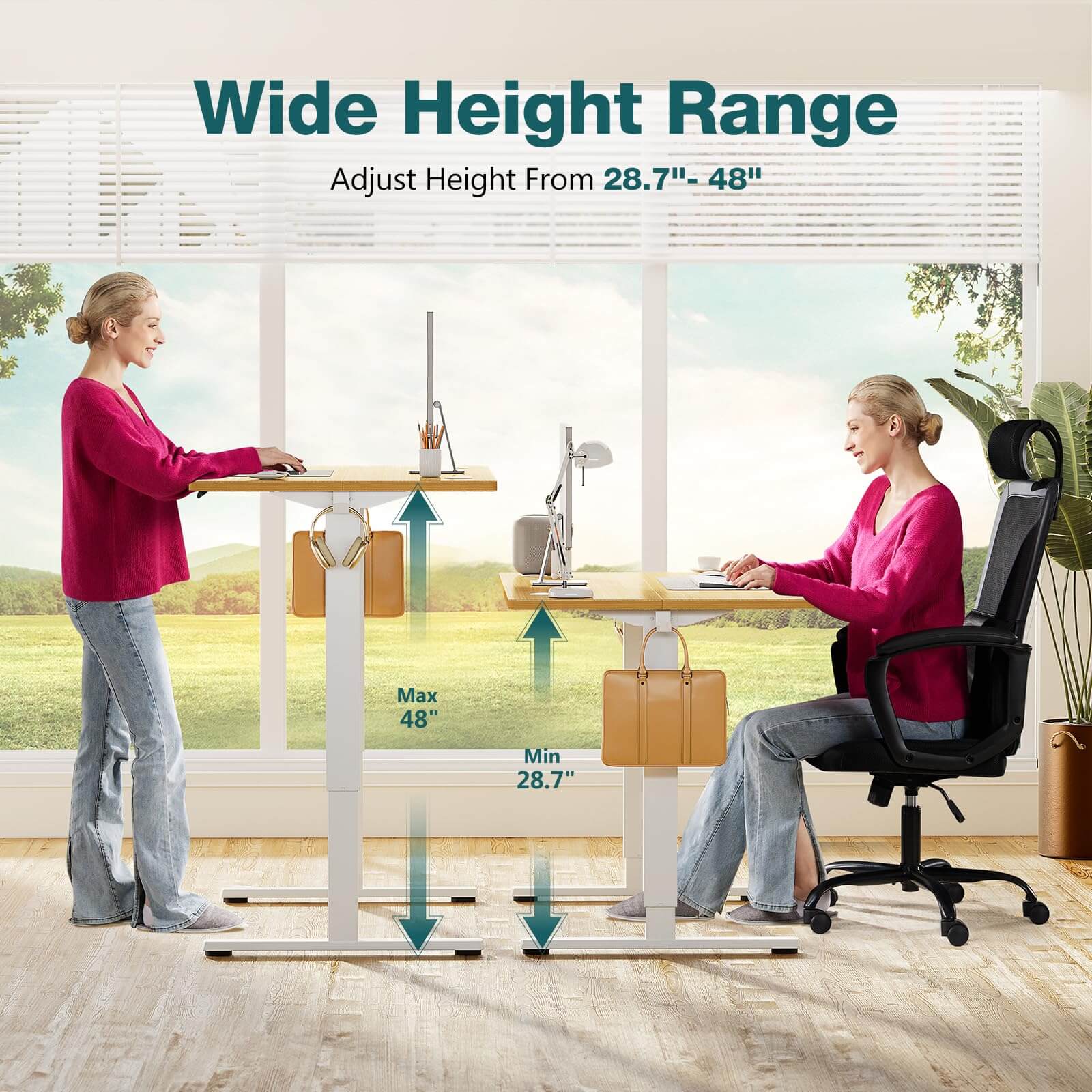 electric-adjustable-standing-desk#Color_Yellow#Size_63'' x 24"