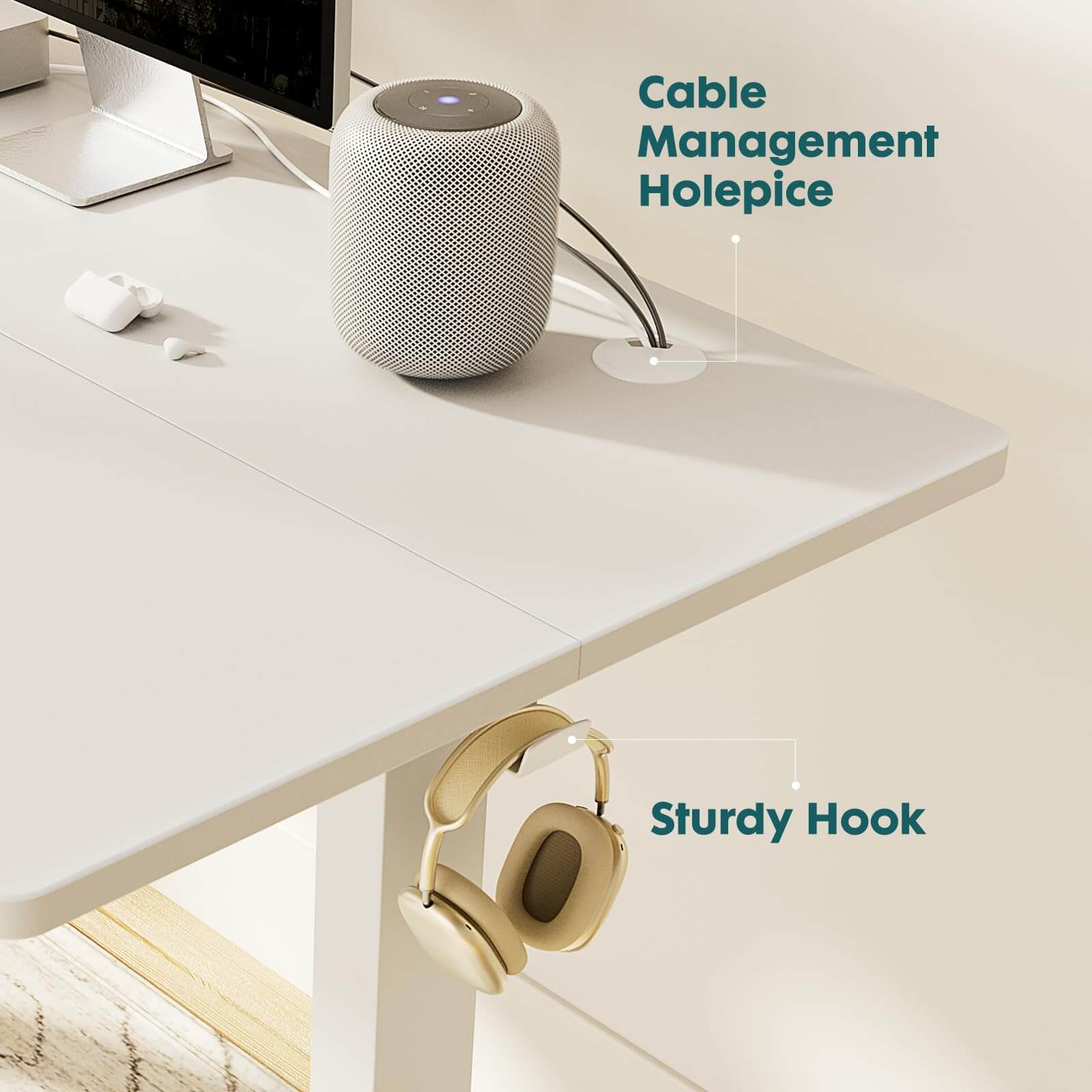 electric-adjustable-standing-desk#Color_White#Size_63'' x 24"