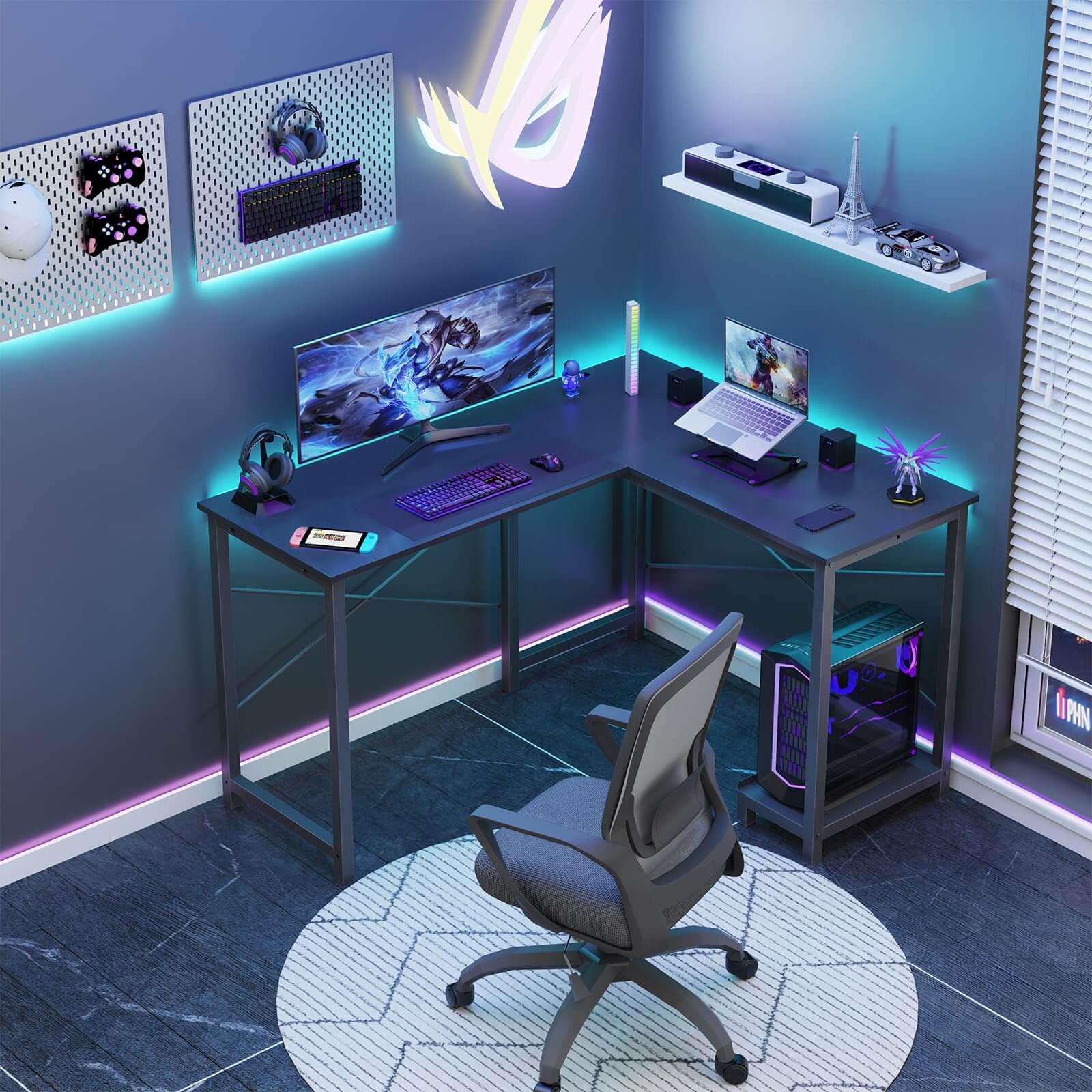 l-shaped-gaming-desk#Color_Black