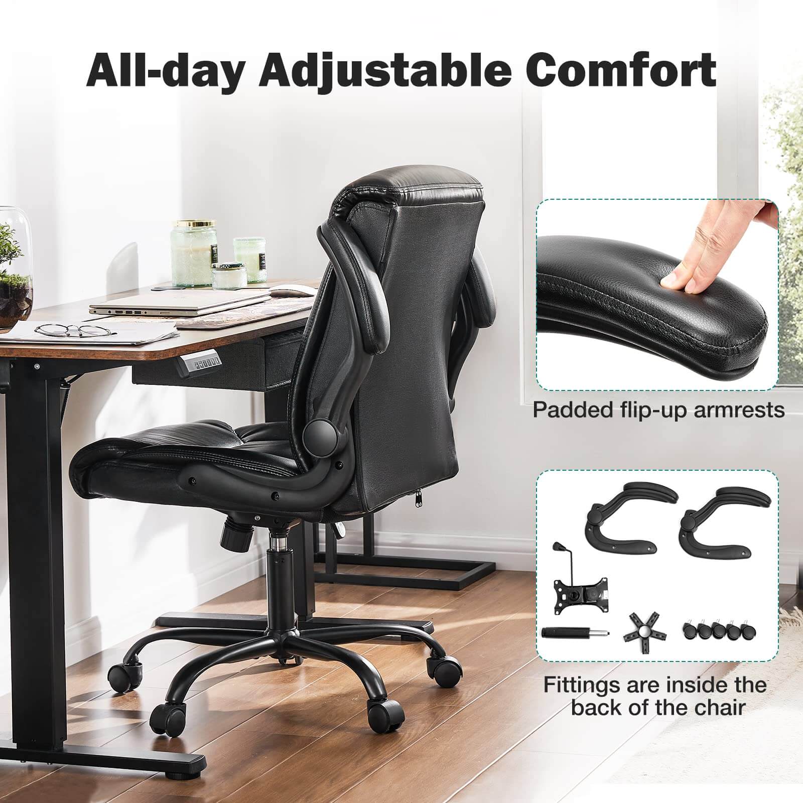 leather-adjustable-office-chair