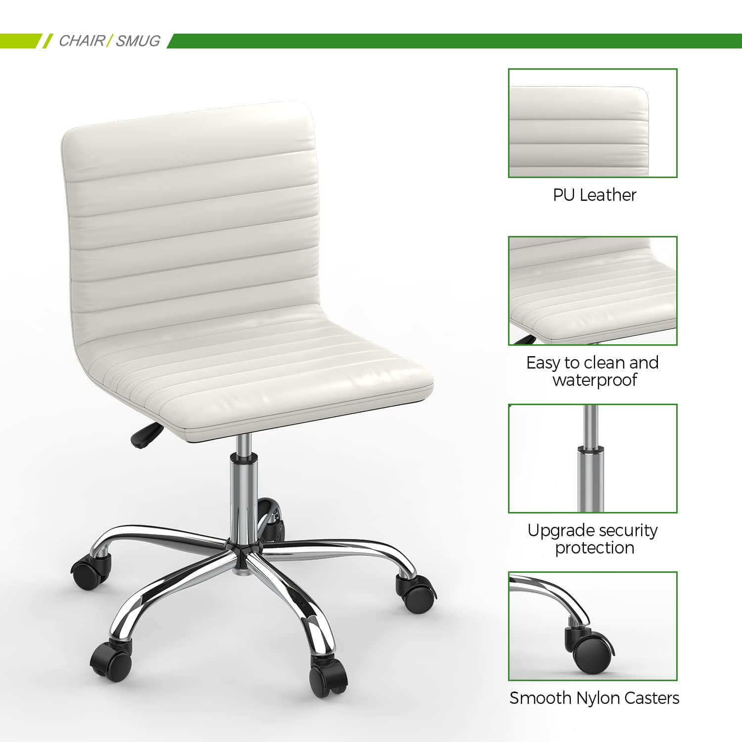 leather-swivel-office-chair-adjustable#Color_White