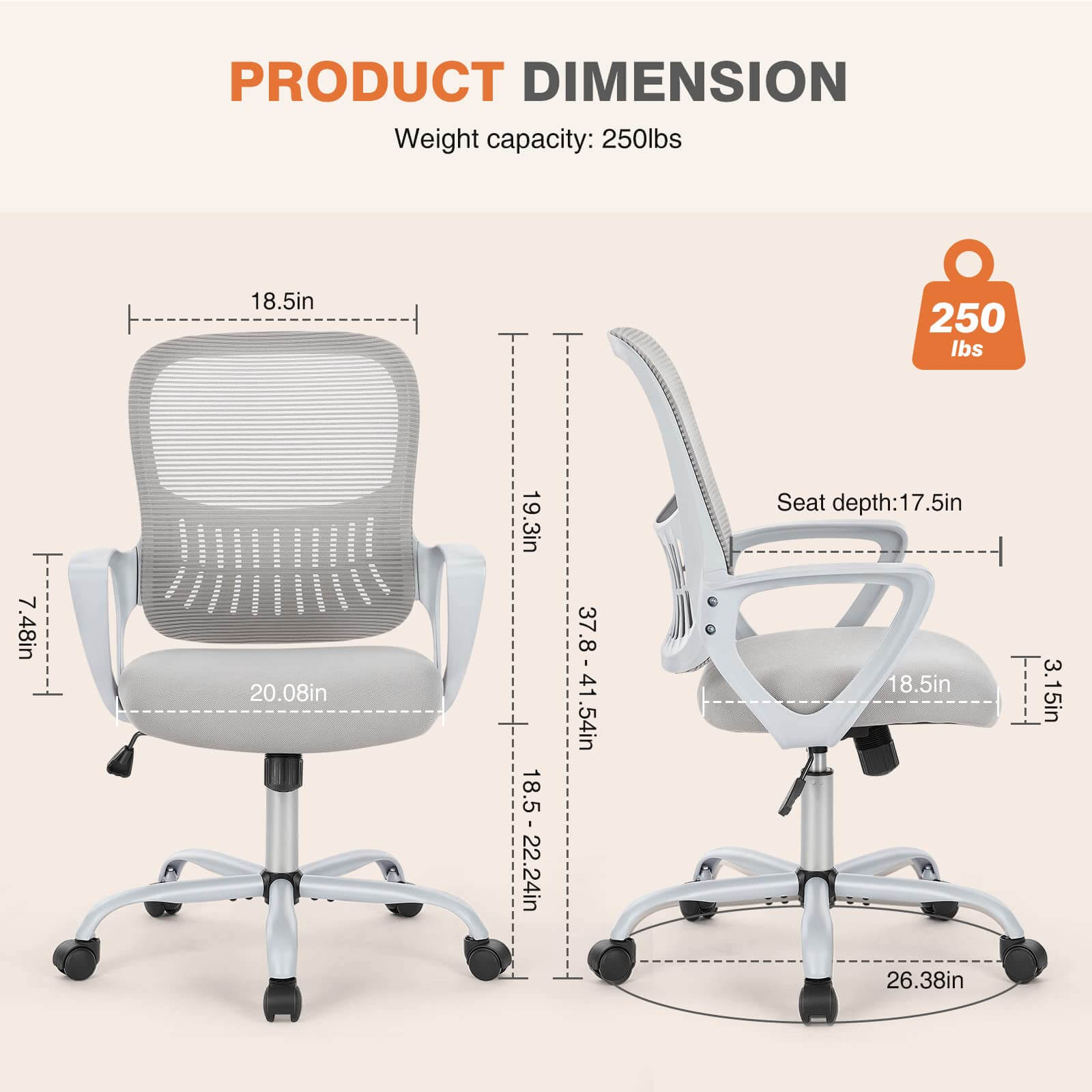 office-chair-ergonomic#Quantity_2 Chair#Color_Grey