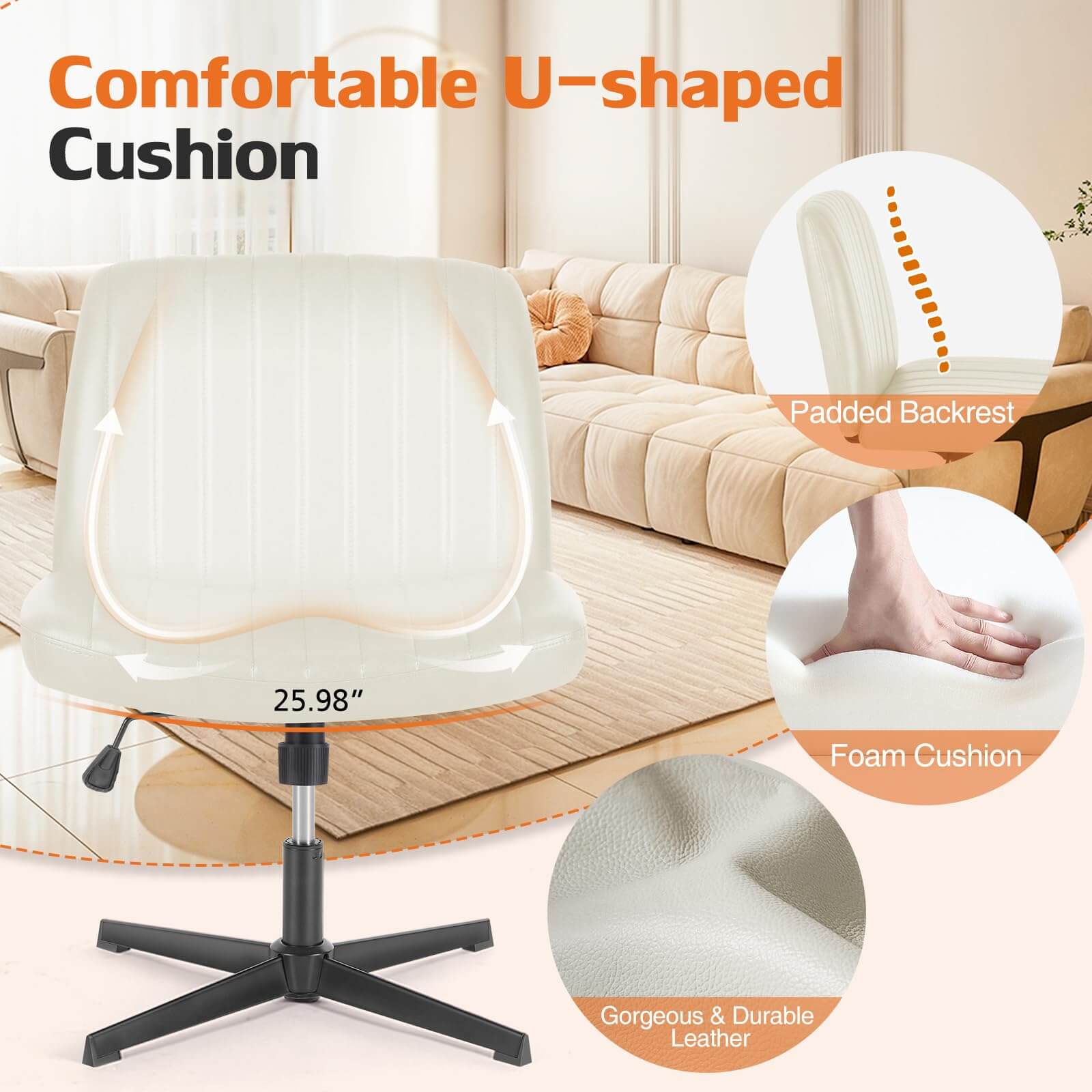 swivel-office-chair#Color_Cream